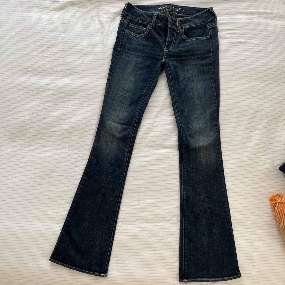 NWOT vintage American Eagle flare leg jeans size 2